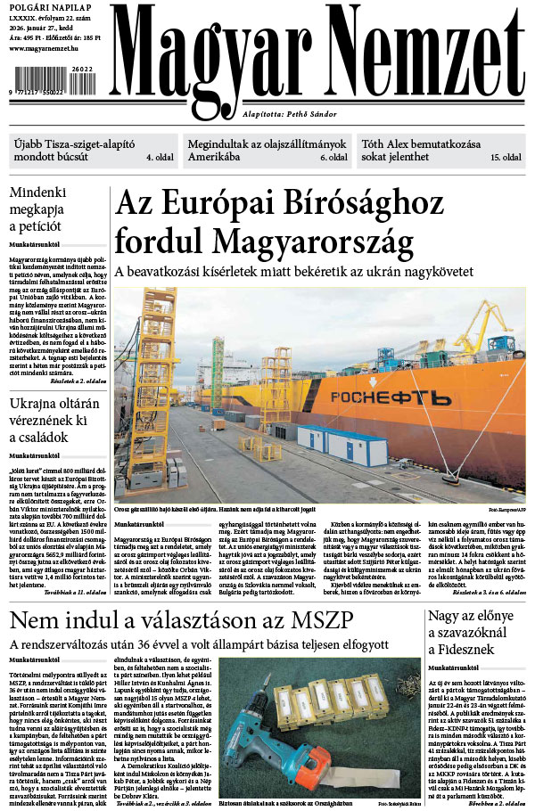 Lapszám: 2026. 01. 27.