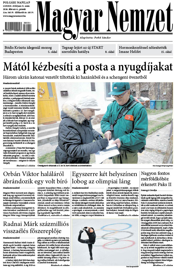 Lapszám: 2026. 02. 06.