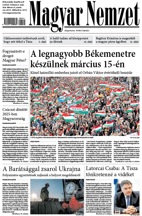 Lapszám: 2026. 02. 18.