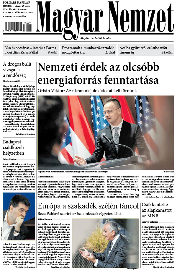 Lapszám: 2026. 02. 25.
