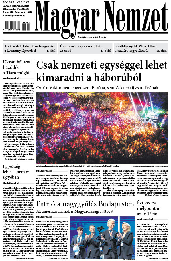 Lapszám: 2026. 03. 19.