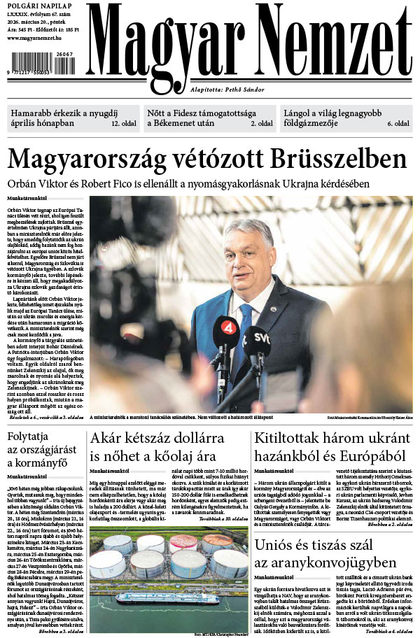 Lapszám: 2026. 03. 20.