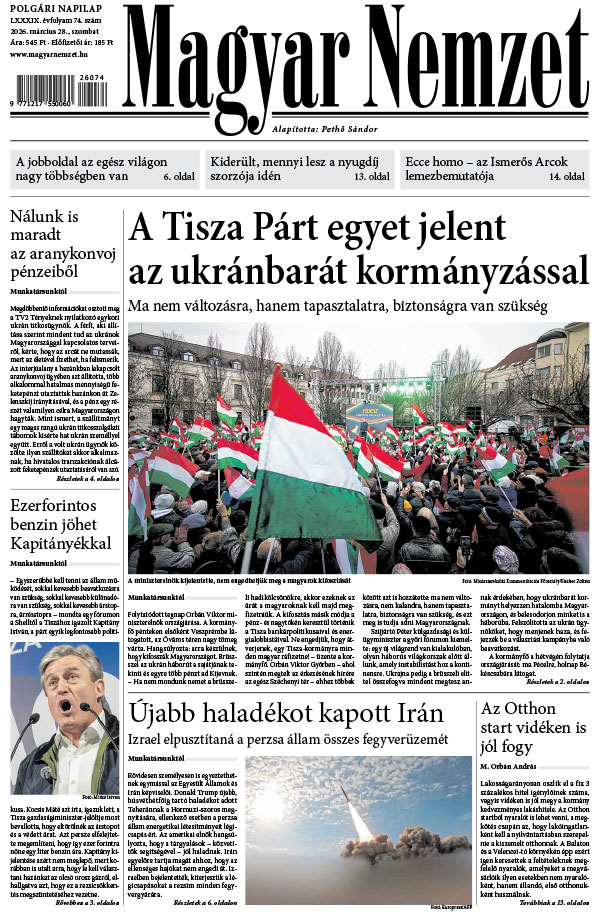 Lapszám: 2026. 03. 28.