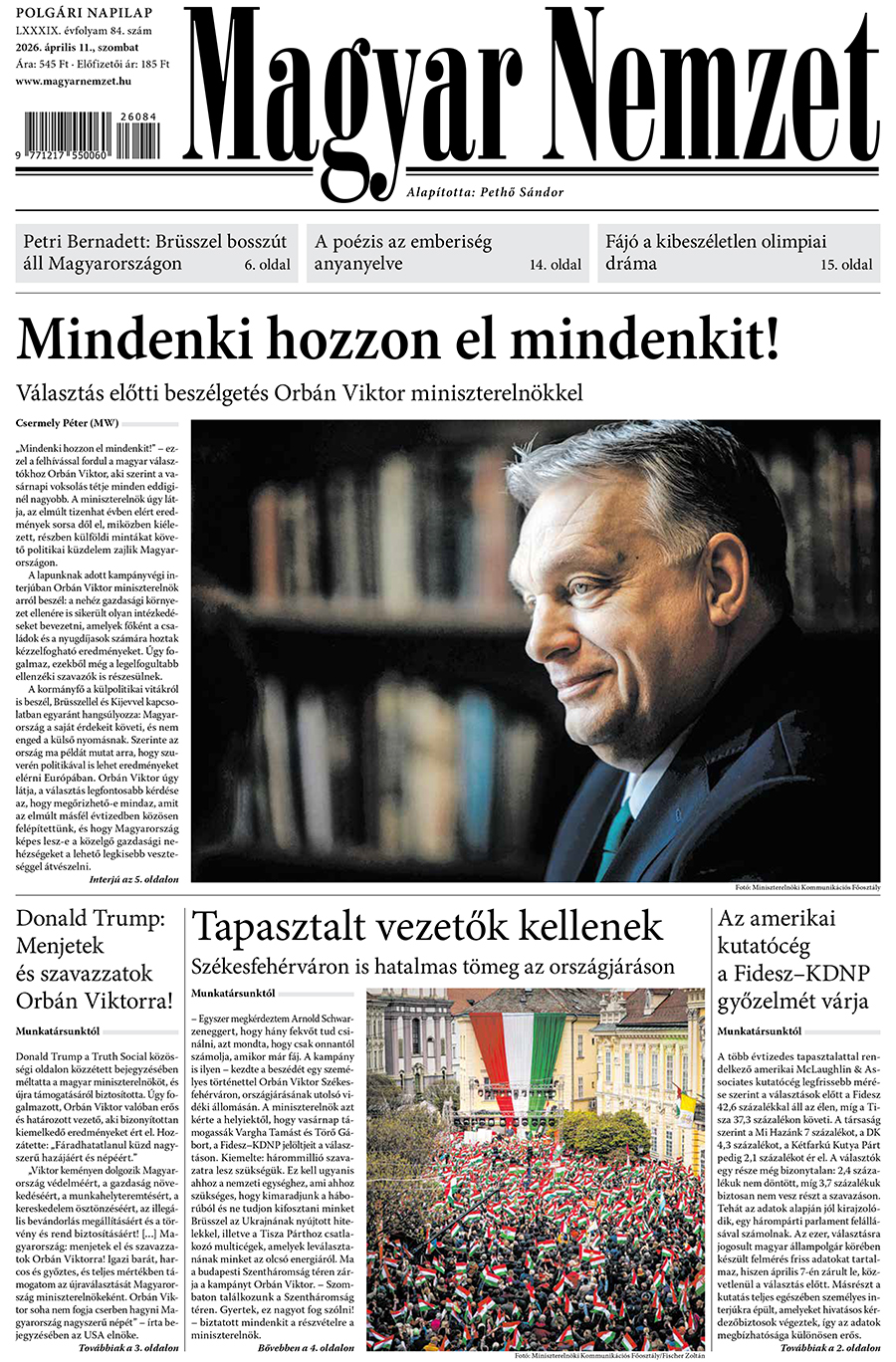 Lapszám: 2026. 04. 11.