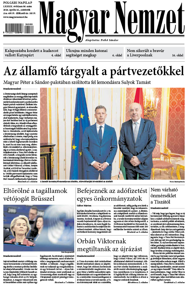 Lapszám: 2026. 04. 16.