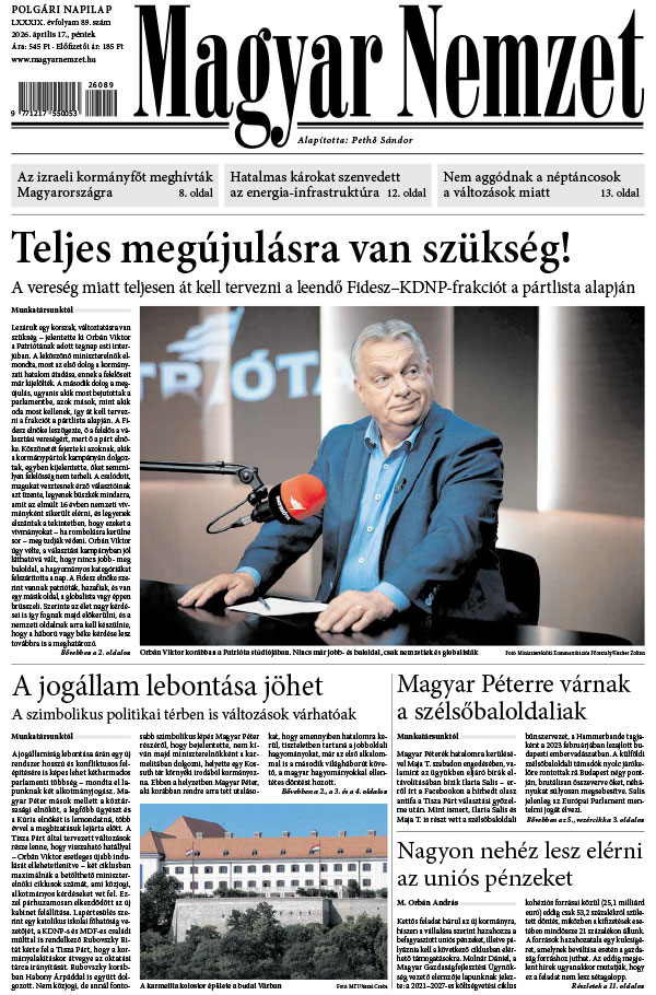 Lapszám: 2026. 04. 17.