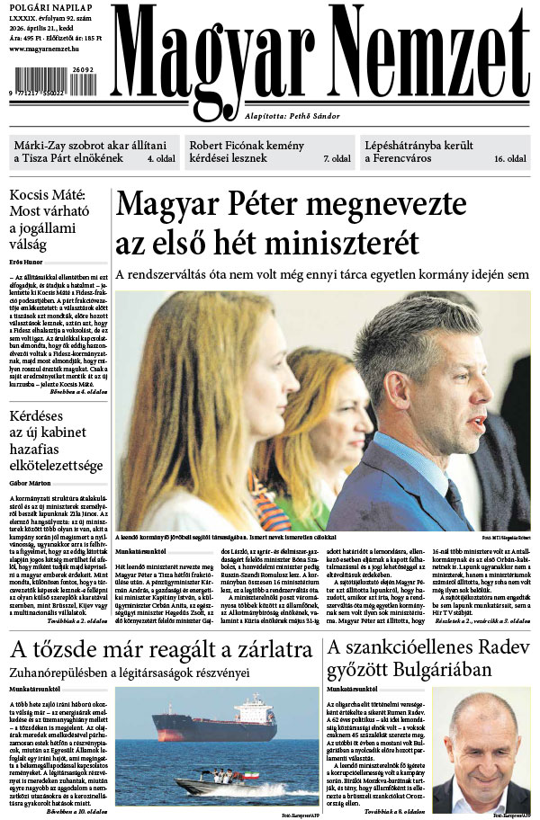 Lapszám: 2026. 04. 21.