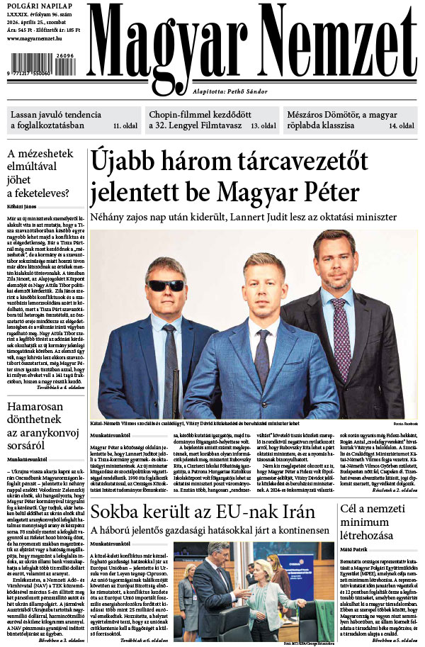 Lapszám: 2026. 04. 25.