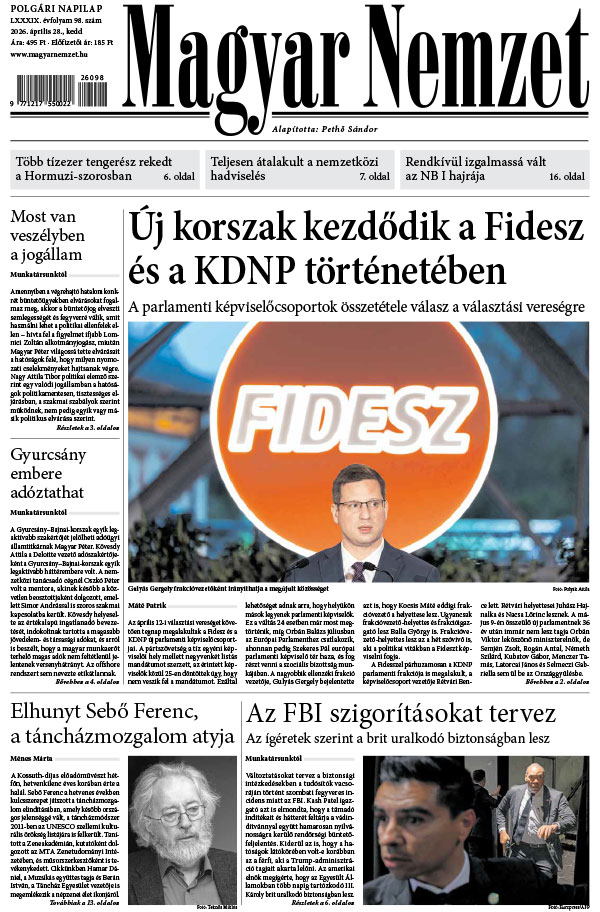 Lapszám: 2026. 04. 28.