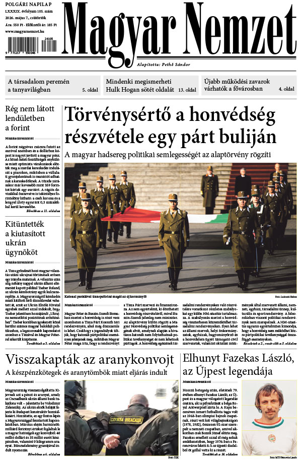 Lapszám: 2026. 05. 07.