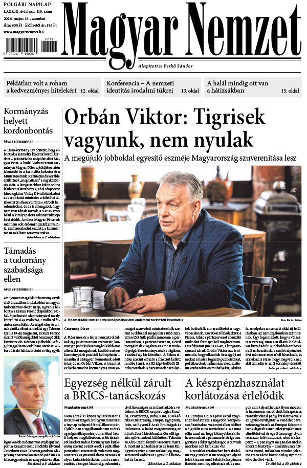 Lapszám: 2026. 05. 16.