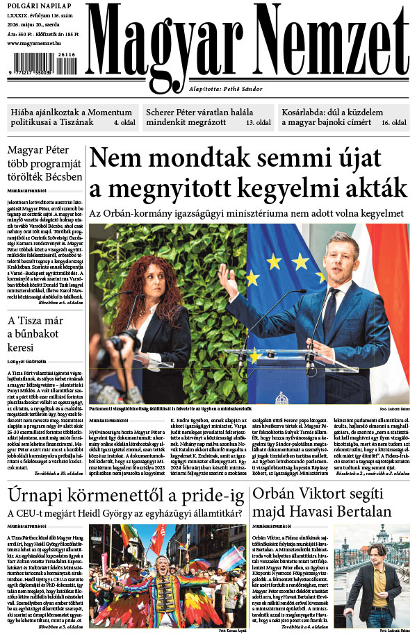 Lapszám: 2026. 05. 20.