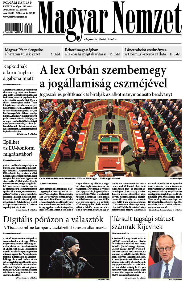 Lapszám: 2026. 05. 22.
