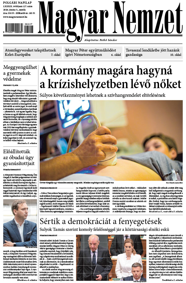 Lapszám: 2026. 06. 03.
