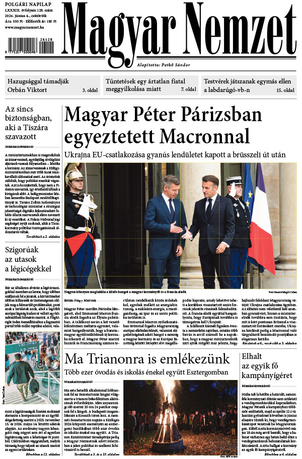 Lapszám: 2026. 06. 04.