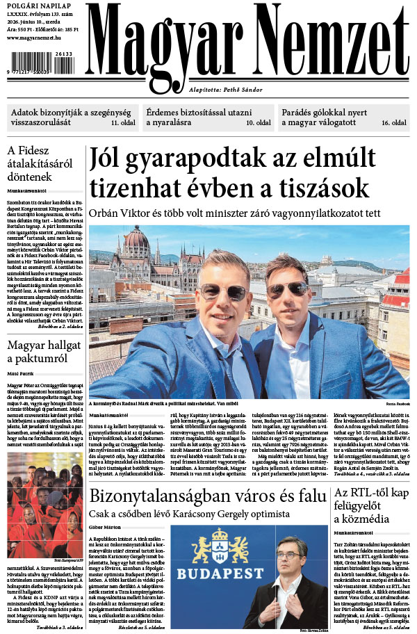 Lapszám: 2026. 06. 10.