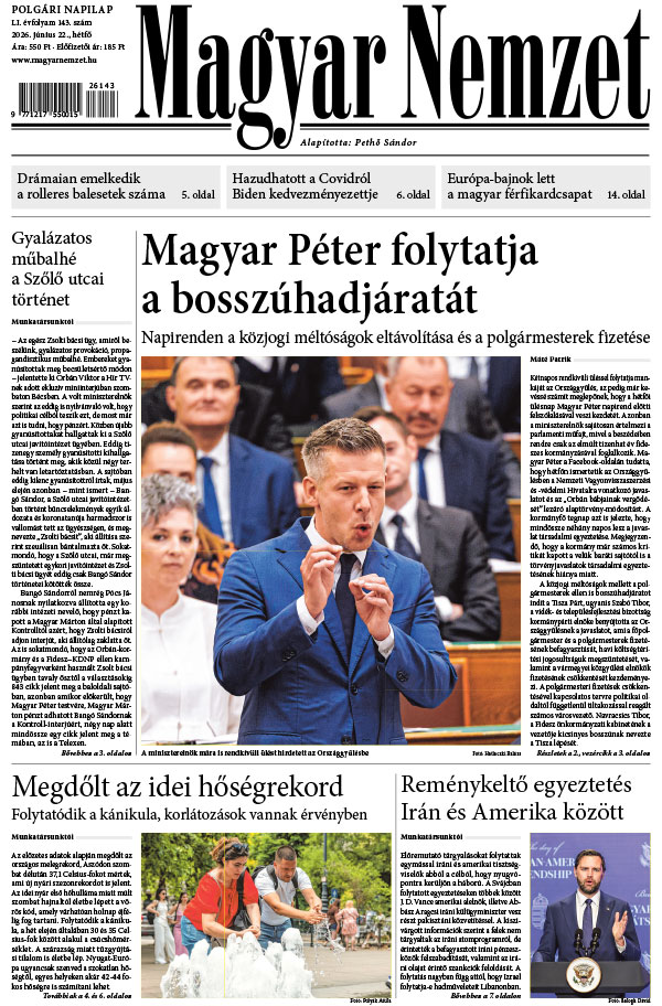 Lapszám: 2026. 06. 22.