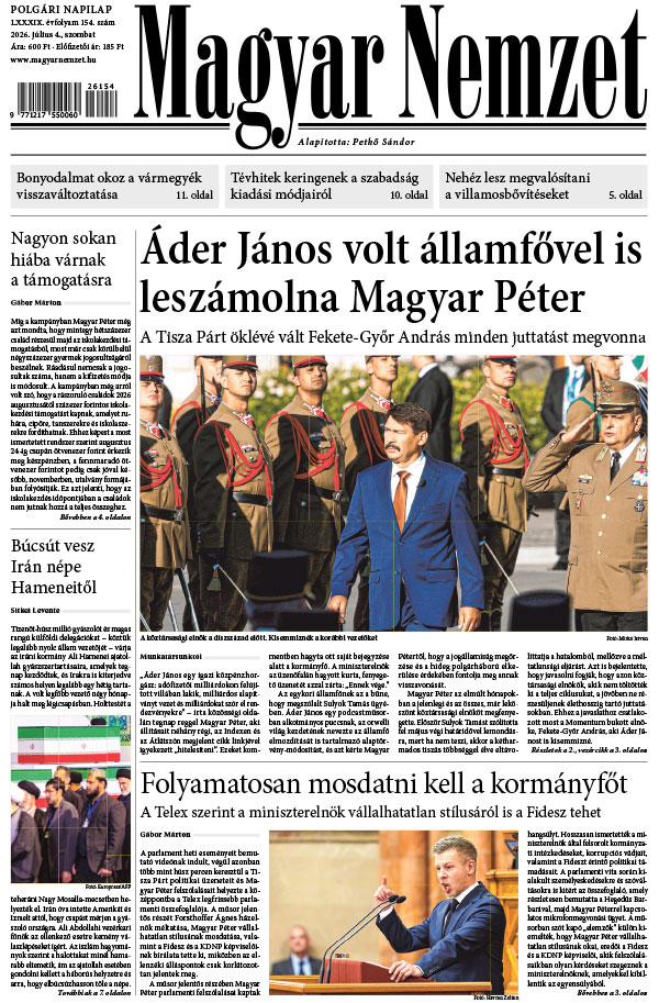 Lapszám: 2026. 07. 04.