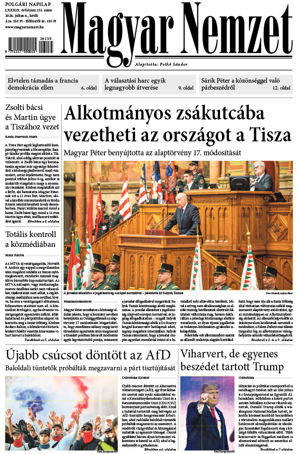 Lapszám: 2026. 07. 06.