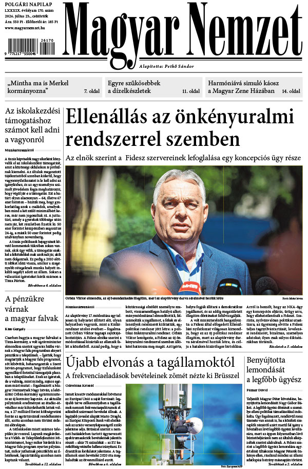 Lapszám: 2026. 07. 23.