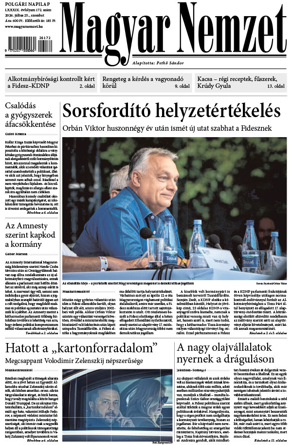 Lapszám: 2026. 07. 25.