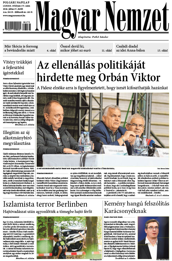Lapszám: 2026. 07. 27.