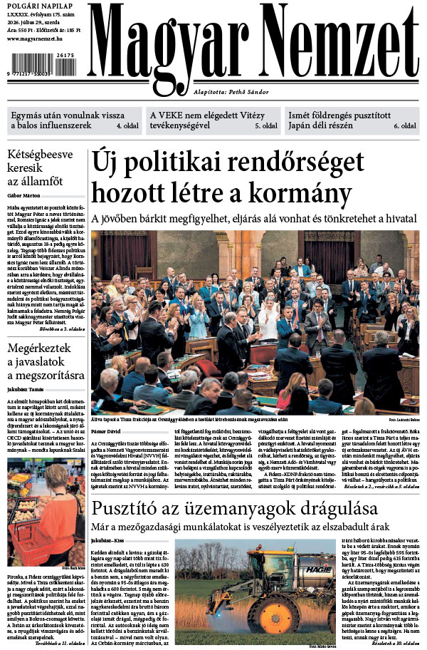 Lapszám: 2026. 07. 29.